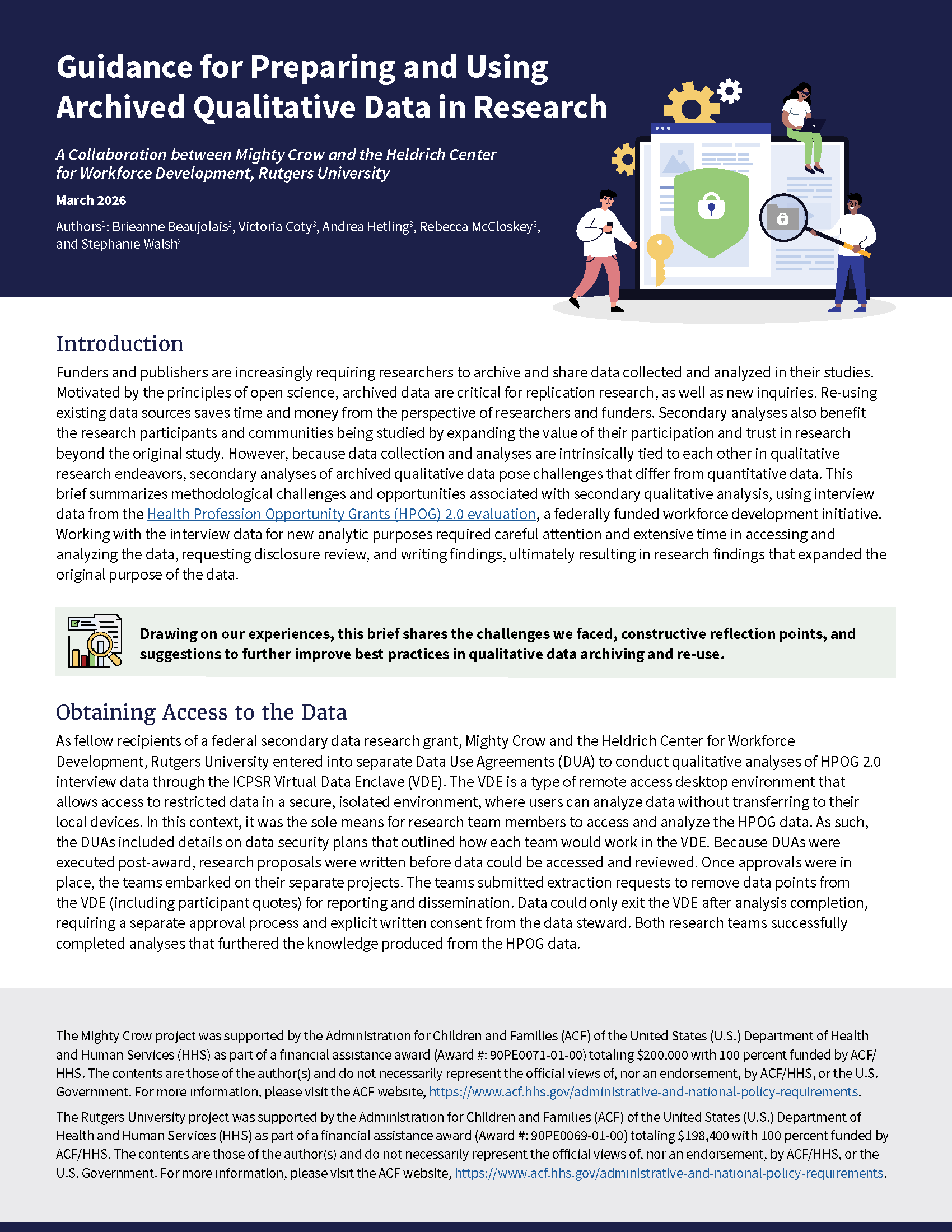 New Jersey's Teach Workforce Landscape: 2024 Annual Report Guidance-for-Preparing-and-Using-Archived-Qualitative-Data-in-Research-Cover